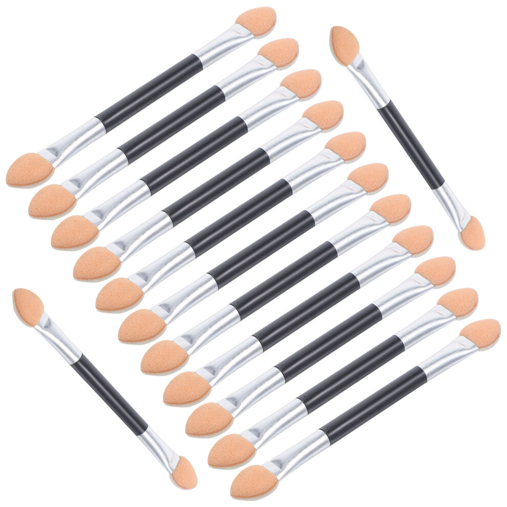 Iplusmile 24Pcs Disposable Eyeshadow Brushes With Sponge Applicators
