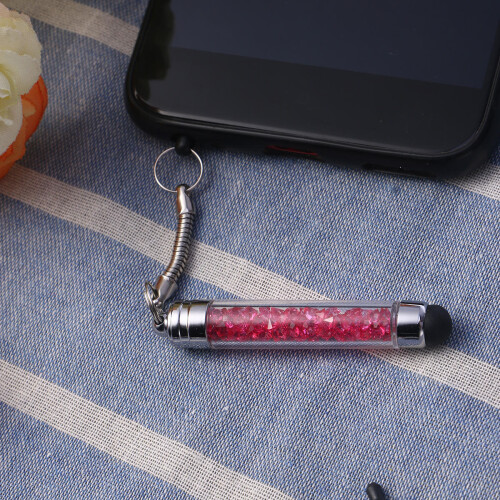 5pcs capacitive rhinestone pens for phones tablets assorted colors 2