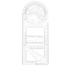 geometric drawing ruler for junior high school students