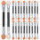24pcs disposable eyeshadow brushes with sponge applicators 2
