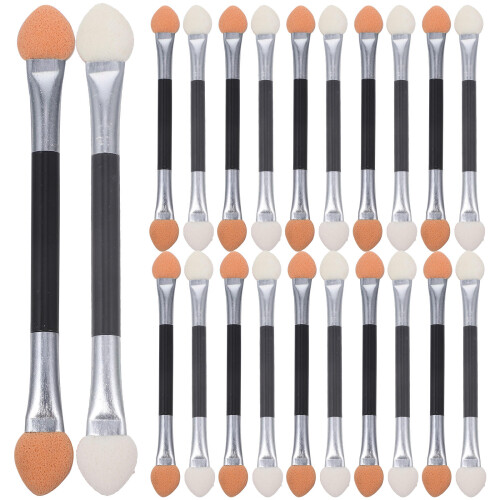 24pcs disposable eyeshadow brushes with sponge applicators 1