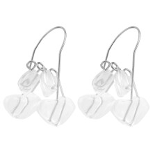 Nose Shaper Clips 2 Pcs Transparent Silicone Pain-Free Reshape Lift Straighten Unisex Wide Nose Slimmer Retainer Tape