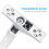 door window handle flat lock metal buckle right 7