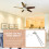 2Pcs 2 Wire Ceiling Fan Pull Chain Control 7