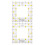 2 in acrilico trasparente con scanalature per trapunto 10