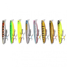 8pcs 8cm/14g Minnow Fishing Lures Sinking Hard Baits Set Super Long Cast VIB Lures for Bass Trout Perch
