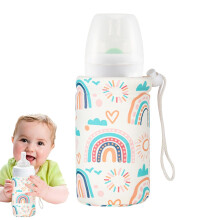 Insulated Handle for Baby Bottles 240ml, Travel Bottle Warmer Compatible, Keeps Milk Warm, Bottle Insulation Accessory