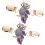 2 sjaalbrosclips, decoratieve kledingspelden 11