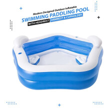 (Inflatable Family Swimming Pool ) Inflatable Family Swimming Pool Kids Water Summer Fun Pool