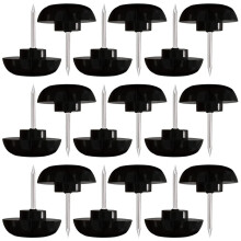 Heart Shaped Push Pin Black For Map Marking And Wall Display