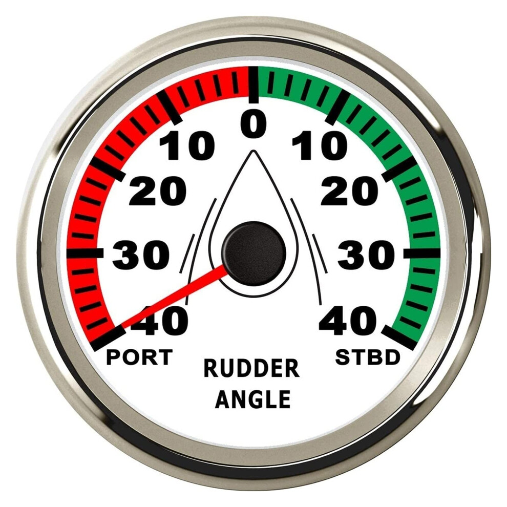 Rudder Angle Indicator Gauge Meter 0-190 Ohm 85Mm Mounting 9-32V With Backlight Mating Sensor 9016109039682
