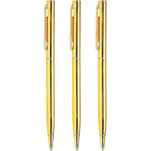 3 Pack Slim Ballpoint Pen Black Ink Medium 1.0mm Writing Pen for Wedding Business Office Students