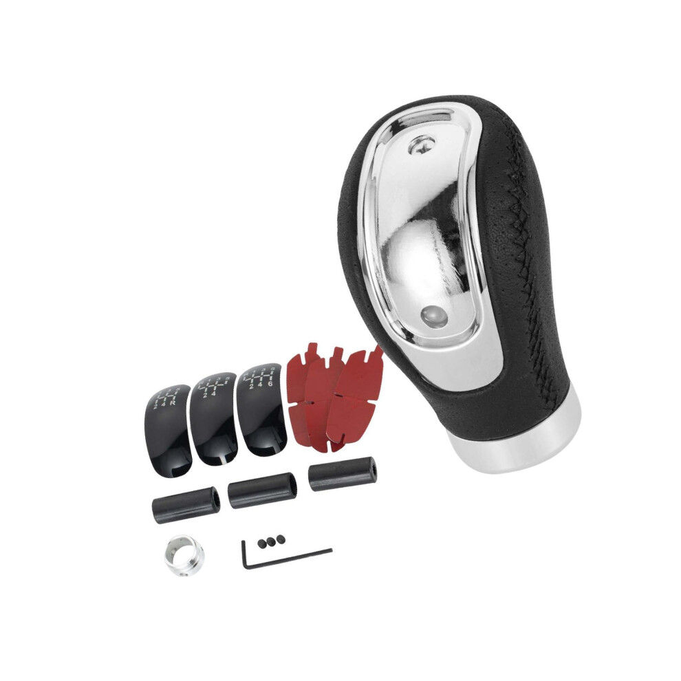 (Black Black Line, 95 x 5cm) Universal Gear Shifter Knobs Fit for Most Manual Cars Easy to Install-image-OPC-PKQFWF9-NEW