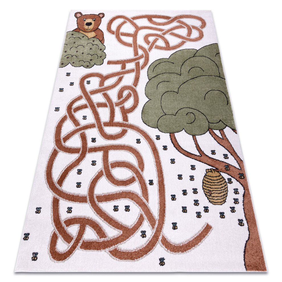 Koberec Fun Honey Pro DěTi, MedvěD, VčEly KréM 80X150 Cm-image