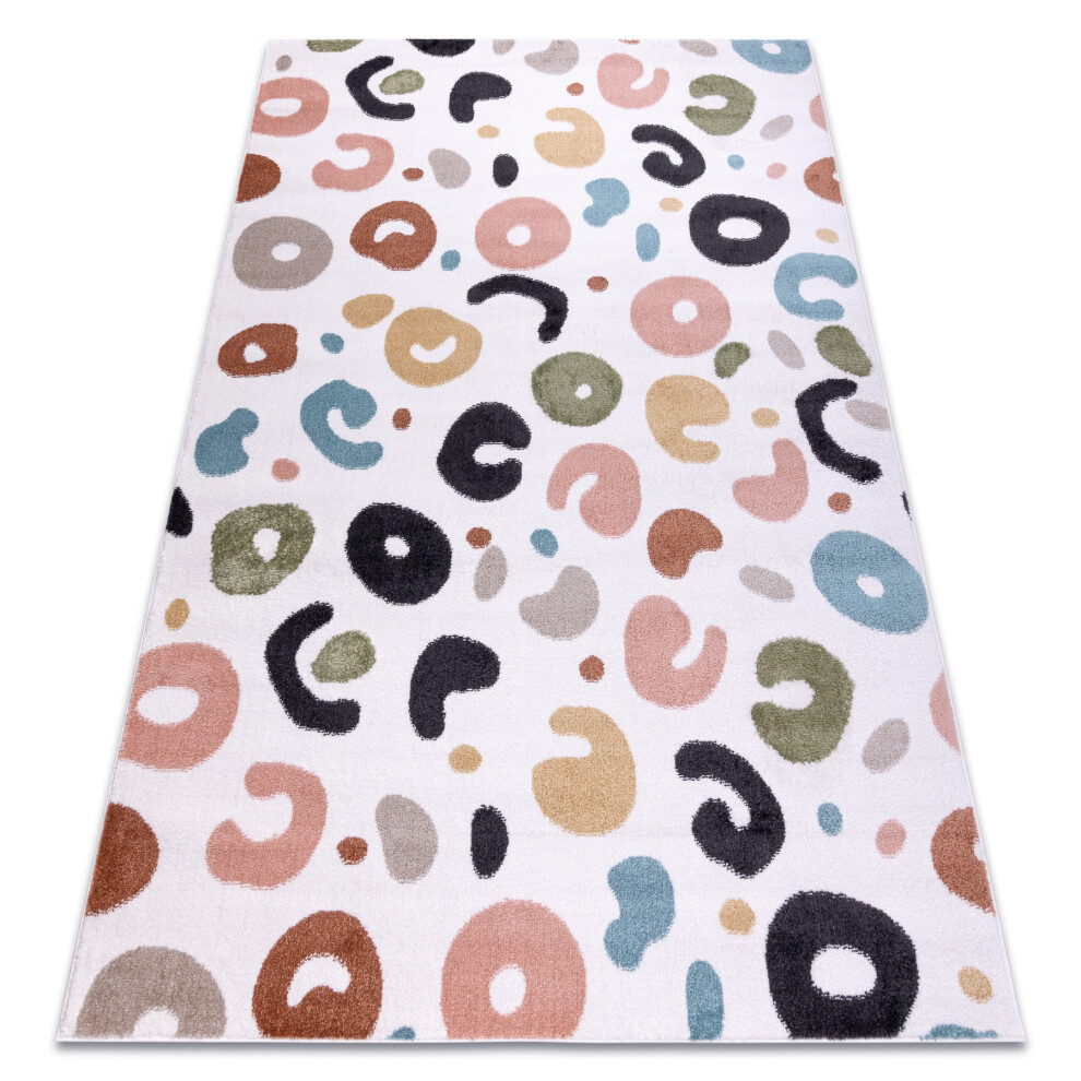Carpet Fun Spots For Children, Spots 80X150 Cm Cream Rugsx