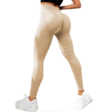 Cellulite 3D Leggings, High Waisted Butt Lifting Tummy Training Control, Anti Cellulite Legging for Gym WorkoutKhakiXL