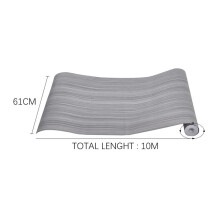 (No.6, 10m L x 0.61m W) Lifeideas Modern Geometric Diamond Grey Linen Textured Wallpaper,PVC Self-Adhesive Peel and Stick Home DIY Decor Wall Sticker for Living