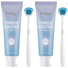 Tongue Cleaning Gel for Bad Breath & Sensitive Teeth - Natural, Long-Lasting Freshness for Daily Use2pcs