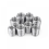 Outer M12 Inner M10 5pieces Inner Outer Threaded Hollow Tube Coupler Conveyer Sliver Adapter Screw 4