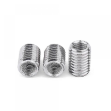 Outer M12 Inner M10 5pieces Inner Outer Threaded Hollow Tube Coupler Conveyer Sliver Adapter Screw