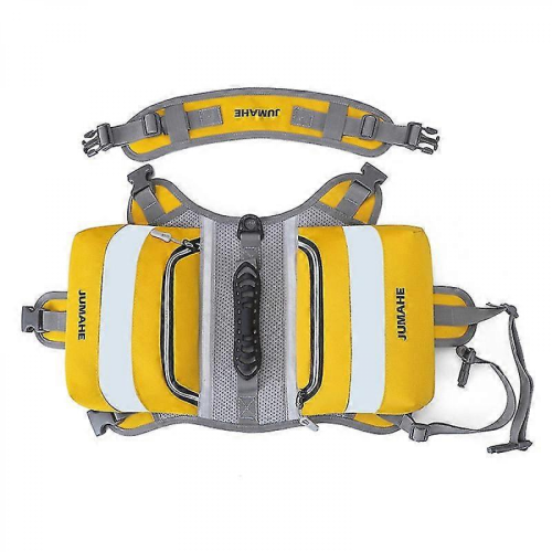 Pet Dog Saddle Bag Backpack Medium Large Dog Backpack Outdoor Hiking Camping Training Self Backpackyellow 2