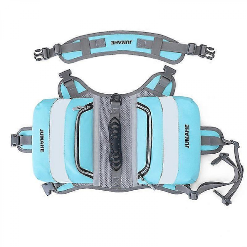 Pet Dog Saddle Bag Backpack Medium Large Dog Backpack Outdoor Hiking Camping Training Self Backpackblue 2