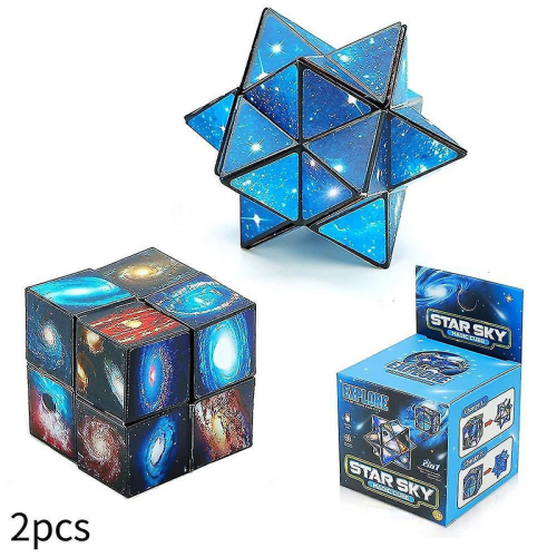 Star Sky Cube Magic Cube Set, Infinity Magic Cube Puzzle Fidget Toys 1