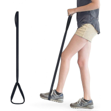 Long Leg Lifter - Durable & Rigid Hand Strap & Foot Loop - Ideal Mobility Tool For Wheelchair(35 Inch Long)