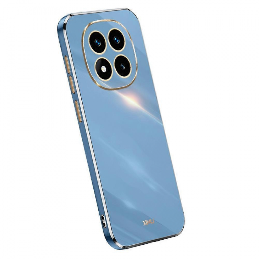 Xinli For Xiaomi Redmi Note 14 Pro 4G Case Tpu Phone Cover With Electroplating Framemulticolorblue 7057162186588