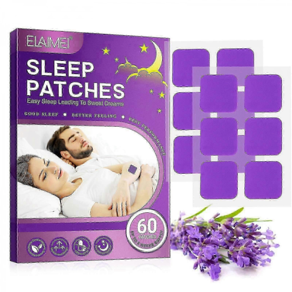 ELAIMEI Sleep Stickers Relieve Fatigue Help Sleep Improve Sleep Insomnia Body60pcs