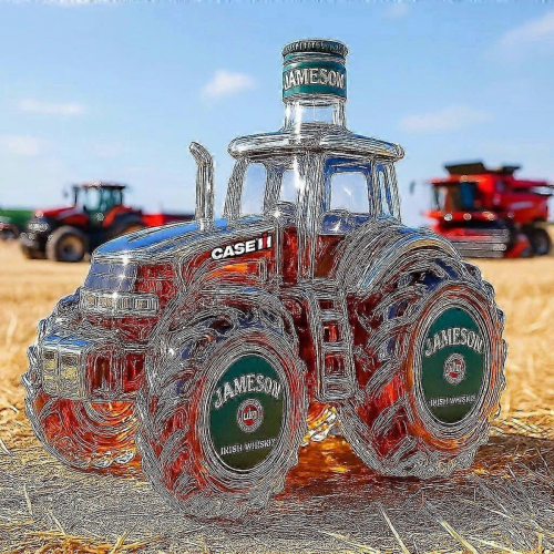 Whiskey Decanter 350ml Glass Material Eagle DesignTractor A