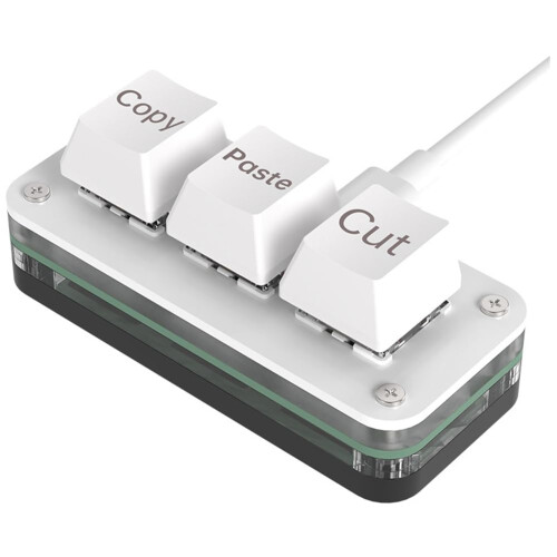 3 Keys Macro Programming Mini Keyboard For Photoshop And Gaming Hotswap ...