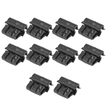 10PCS for Tesla Model 3 Front Trunk Car Plastic Buckle Front Hood Box Buckle Clip 1472872-00-CBlack