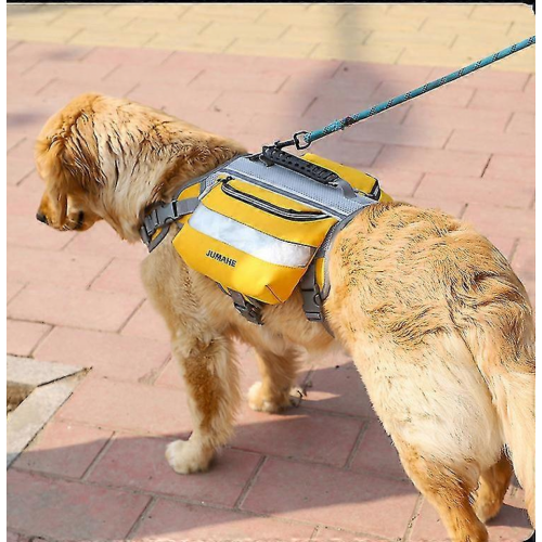 Pet Dog Saddle Bag Backpack Medium Large Dog Backpack Outdoor Hiking Camping Training Self Backpackgrey 1