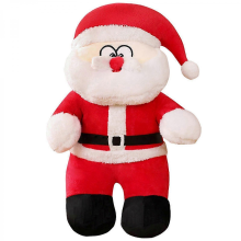 Cute Christmas Plush Stuffed Santa Claus Dollround eye35CM