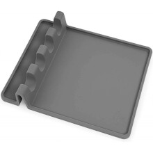 Silicone Utensil Rest with Drip Pad for Multiple Utensils, Heat-Resistant, BPA-Free Spoon Rest & Spoon Holder