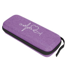 Carrying Stethoscope Case GC-0360 Shockproof Auscultation Bag Travel Portable For Nurses Doctors Purple