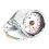 Retro Motorcycle Tachometer 1.6W Metal Housing Electronic Inductive Pointers Gauge For Motorcycle Customization 1