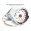 Retro Motorcycle Tachometer 1.6W Metal Housing Electronic Inductive Pointers Gauge For Motorcycle Customization 3
