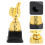 1Pc Assorted Color Plastic Thumb Trophy Kids Competition Reward 8