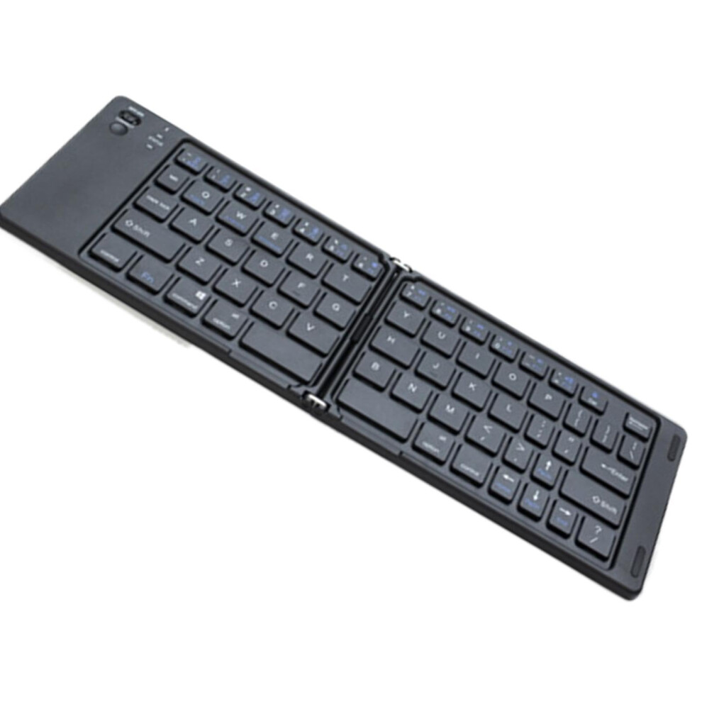 Foldable Wireless Keyboard Rechargeable Low Noise Compact Typing Device For Tablet Smartphone Desktop 9354506891428