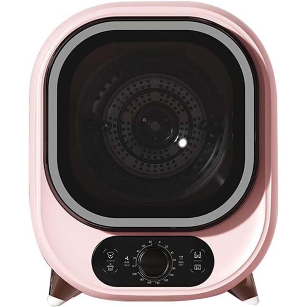 Portable Condenser Small Tumble Dryer 5 Kg Load Capacity Countertop Or Wall Mounted Pink 0.8 Kg Mini Spin Dryer-image-OPC-PKQGHMH-NEW