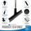 (Grey) Tile and Grout Cleaning Made Easy - Long Handled Angled Scrubbing Brush 3