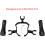LED Night Light Air 3 Compatible Navigation Light Bracket Mount Flight Searchlight for Aircraft 2