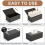 Rectangular Tissue Box Holder Tissue Box Cover PU Leather Facial Tissue Dispenser 13