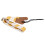 Durable Cotton Ukulele Strap with Tail Pin Adjustable Orange Plaid 1