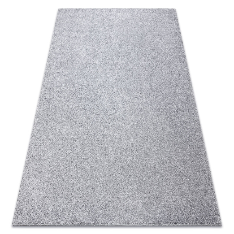 Carpet Wall-To-Wall San Miguel Silver 92 Plain, Flat, One Colour 200X200 Cm 5904145612584