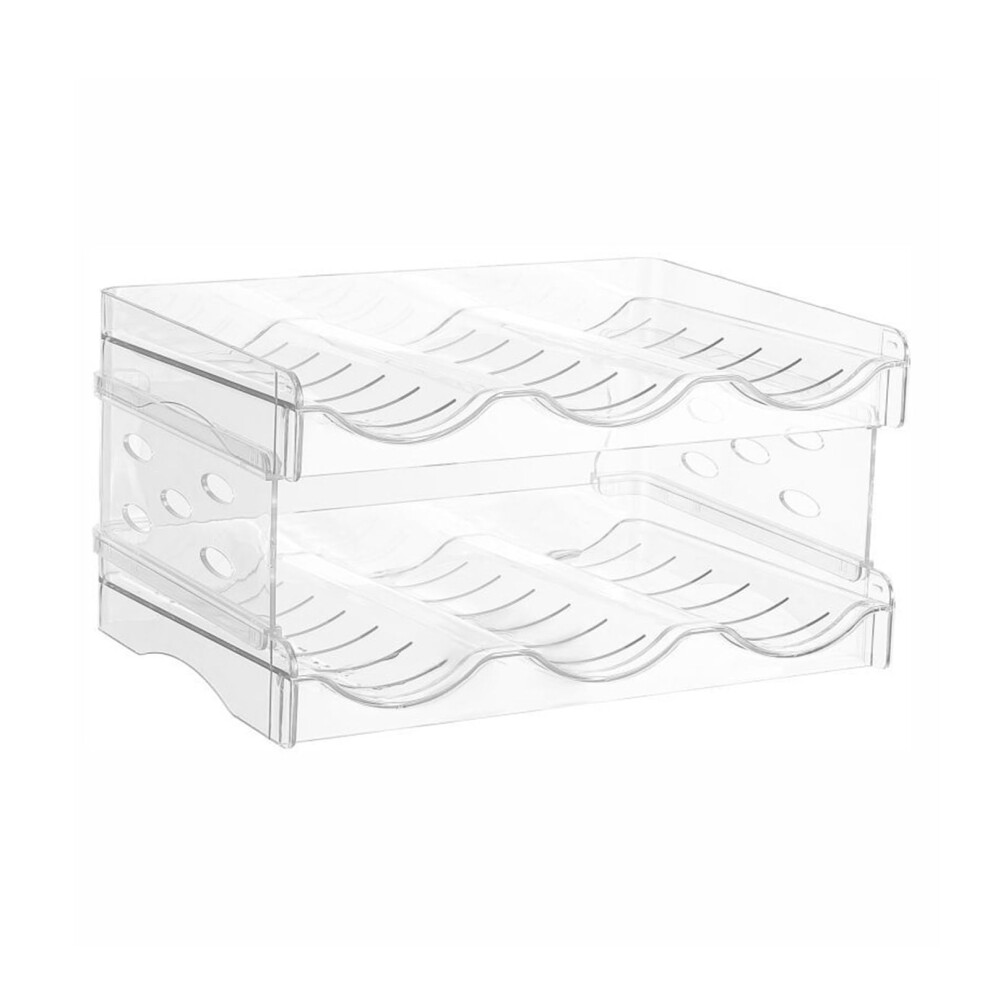 Water Bottle Rack 3-Tier Stackable Detachable Storage For Fridge Kitchen Organizer-image-OPC-PKQGPRM-NEW