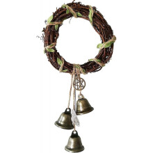 Witch Bells for Door Knob Protection, Witch Bells Witchcraft Supplies Kit Witch Mascot Garland