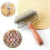Stainless Steel Dough Docker, Time-Saver Pizza Dough Roller Docker with Wood Handle, Pizza Wheel 1